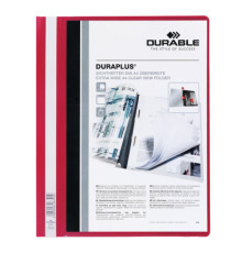 Cartellina ad aghi Duraplus - copertina personalizzabile - 21x29,7 cm - rosso - Durable Cartellina ad aghi Duraplus - copertina personalizzabile - 21x29,7 cm - rosso - Durable