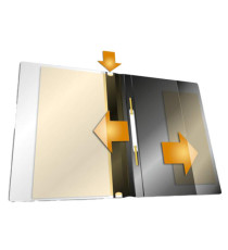 Cartellina ad aghi Duraplus - copertina personalizzabile - 21x29,7 cm - rosso - Durable Cartellina ad aghi Duraplus - copertina personalizzabile - 21x29,7 cm - rosso - Durable