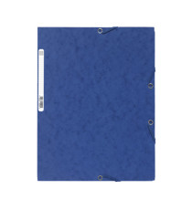 Cartellina con elastico - cartoncino Lustrè - 3 lembi - 24 x 32 cm - colori assortiti - Exacompta