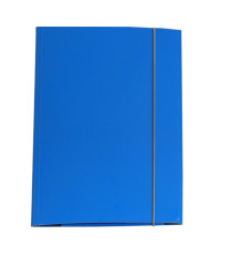 Cartellina con elastico - cartone plastificato - 3 lembi - 25x34 cm - azzurro - Queen - Starline Cartellina con elastico - cartone plastificato - 3 lembi - 25x34 cm - azzurro - Queen - Starline