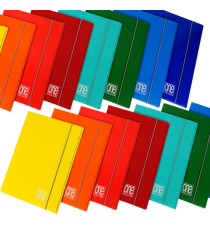 Cartellina One Color - con elastico - 3 lembi - 26 x 35 cm - dorso 12 mm - colori assortiti - Blasetti Cartellina One Color - con elastico - 3 lembi - 26 x 35 cm - dorso 12 mm - colori assortiti - Blasetti