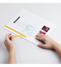 Cartellina per rilegatura Durabind - PVC - 21x29,7 cm - bianco - Durable Cartellina per rilegatura Durabind - PVC - 21x29,7 cm - bianco - Durable