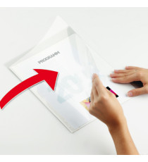 Cartellina per rilegatura Durabind - PVC - 21x29,7 cm - bianco - Durable Cartellina per rilegatura Durabind - PVC - 21x29,7 cm - bianco - Durable