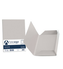 Cartelline 3 lembi Acqua - 200 gr - 24,5x34,5 cm - ghiaccio - Favini - conf. 25 pezzi