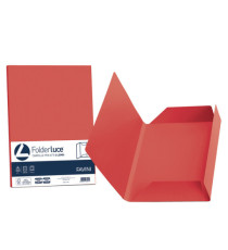 Cartelline 3 lembi Luce - 200 gr - 24,5x34,5 cm - rosso scarlatto - Favini - conf. 25 pezzi Cartelline 3 lembi Luce - 200 gr - 24,5x34,5 cm - rosso scarlatto - Favini - conf. 25 pezzi