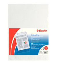 Cartelline a L - Office - PPL - buccia - 22x30 cm - trasparente - Esselte - conf. 50 pezzi Cartelline a L - Office - PPL - buccia - 22x30 cm - trasparente - Esselte - conf. 50 pezzi