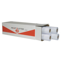 Carta JP One P.90M - per plotter inkjet - 914 mm x 50 mt - 90 gr - opaca - bianco - As Marri Carta JP One P.90M - per plotter inkjet - 914 mm x 50 mt - 90 gr - opaca - bianco - As Marri
