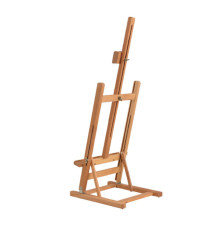 Cavalletto da tavolo BIG - legno di faggio - altezza tela max. 53 cm - 28 x 32 x 96 cm - DOM