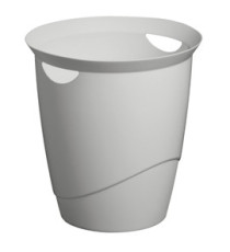 Cestino gettacarta Eco - altezza 33 cm - diametro 31,5 cm - grigio - Durable