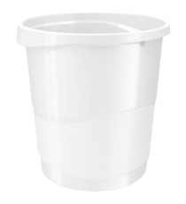 Cestino gettacarte Europost VIVIDA - 25,8 x 28,5 cm - altezza 32,2 cm - 14 L - bianco - Esselte