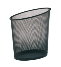 Cestino gettacarte Mesh - 18 L - rete metallica - nero - Alba Cestino gettacarte Mesh - 18 L - rete metallica - nero - Alba