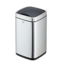Cestino no touch - con sensore - 24 x 24 x 43 cm- 12 lt - argento metallizzato - Durable Cestino no touch - con sensore - 24 x 24 x 43 cm- 12 lt - argento metallizzato - Durable
