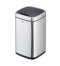 Cestino no touch - con sensore - 24 x 24 x 43 cm- 12 lt - argento metallizzato - Durable Cestino no touch - con sensore - 24 x 24 x 43 cm- 12 lt - argento metallizzato - Durable