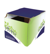 Cestino riciclo - 31,5 x 60,8 x 42,7 cm - verde/blu - Fellowes Cestino riciclo - 31,5 x 60,8 x 42,7 cm - verde/blu - Fellowes