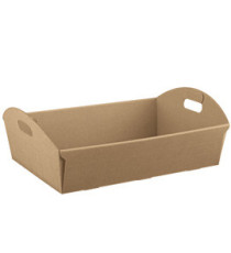 Cesto - 43 x 30 x 11 cm - cartone onda - avana - Scotton Cesto - 43 x 30 x 11 cm - cartone onda - avana - Scotton