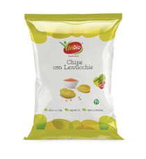 Chips con lenticchie - 35 gr - Vivibio Chips con lenticchie - 35 gr - Vivibio