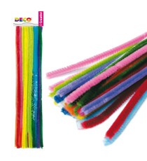 Ciniglia animata - ø 9 mm - lunghezza 30 cm - colori assortiti - Deco - busta 30 fili Ciniglia animata - ø 9 mm - lunghezza 30 cm - colori assortiti - Deco - busta 30 fili