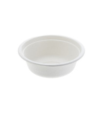 Ciotola monouso Bio - rotonda - diametro 13,5 cm - 350 ml - cellulosa - bianco - Leone - conf. 50 pezzi Ciotola monouso Bio - rotonda - diametro 13,5 cm - 350 ml - cellulosa - bianco - Leone - conf. 50 pezzi