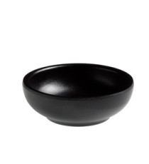 Ciotolina tonda fingerfood - Ø 7 x 3,5 cm - melamina - nero - Leone