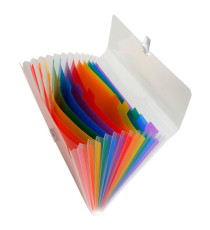 Classificatore Crystal - 13 tasche - PP - 33x25 cm - Exacompta Classificatore Crystal - 13 tasche - PP - 33x25 cm - Exacompta