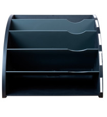 Classificatore ergonomico The Corner - 5 scomparti - nero - Exacompta Classificatore ergonomico The Corner - 5 scomparti - nero - Exacompta