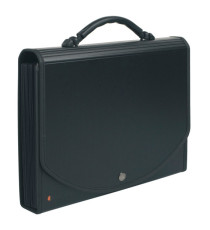 Classificatore Exacase - 13 tasche - PPL - 33x26 cm - nero - Exacompta Classificatore Exacase - 13 tasche - PPL - 33x26 cm - nero - Exacompta