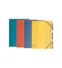 Classificatore numerico 1/12 Nature Future - 12 scomparti - 24x32 cm - colori assortiti - Exacompta Classificatore numerico 1/12 Nature Future - 12 scomparti - 24x32 cm - colori assortiti - Exacompta