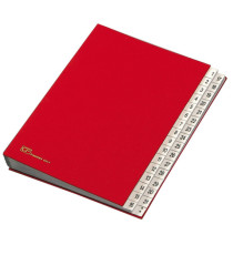 Classificatore numerico 1/31 - 643D - 24x34 cm - rosso - Fraschini