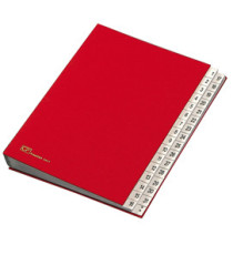 Classificatore numerico 1/31 - 643D - 24x34 cm - rosso - Fraschini
