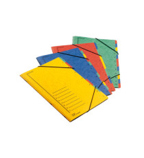 Classificatore numerico 1/7 - 7 scomparti - con elastici - 24x34 cm - colori assortiti - Fraschini