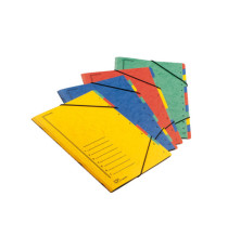 Classificatore numerico 1/7 - 7 scomparti - con elastici - 24x34 cm - colori assortiti - Fraschini