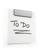 Clip adesiva Durafix Clip - 60 mm - argento - Durable - conf. 5 pezzi