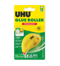 Colla a nastro Dry&Clean Roller - permanente - 6,5 mm x 8,5 m - UHU
