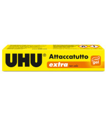 Colla attaccatutto Extra - 20 ml - trasparente - UHU Colla attaccatutto Extra - 20 ml - trasparente - UHU