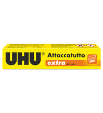 Colla attaccatutto Extra - 31 ml - trasparente - UHU Colla attaccatutto Extra - 31 ml - trasparente - UHU