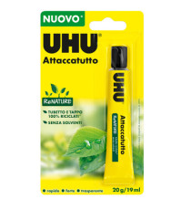 Colla attaccatutto senza solventi - 20 ml - in blister - UHU