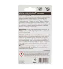 Colla istantanea Super Control - universale - con sistema antigoccia - 5 gr - Bostik Colla istantanea Super Control - universale - con sistema antigoccia - 5 gr - Bostik
