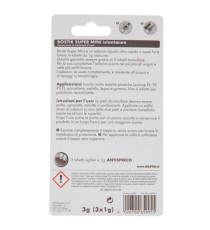 Colla istantanea universale - Super Mini blister - 3 x 1 gr - trasparente - Bostik Colla istantanea universale - Super Mini blister - 3 x 1 gr - trasparente - Bostik