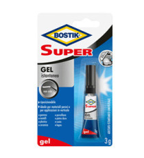 Colla istantanea universale - Ultra Rapdio Gel - 3 gr - trasparente - Bostik Colla istantanea universale - Ultra Rapdio Gel - 3 gr - trasparente - Bostik
