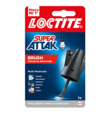 Colla Super Attak Easy Brush - 5 gr - trasparente - Loctite Colla Super Attak Easy Brush - 5 gr - trasparente - Loctite