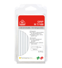 Colla termofusibile M7/100 - diametro 7 mm - lunghezza 10 cm - 70 gr - trasparente - Romeo Maestri Colla termofusibile M7/100 - diametro 7 mm - lunghezza 10 cm - 70 gr - trasparente - Romeo Maestri