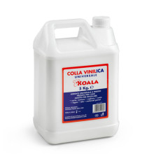 Colla vinilica universale - 5 kg - bianco - Koala Colla vinilica universale - 5 kg - bianco - Koala