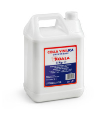 Colla vinilica universale - 5 kg - bianco - Koala Colla vinilica universale - 5 kg - bianco - Koala