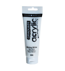 Colore acrilico fine Graduate - 120 ml - bianco miscela - Daler Rowney Colore acrilico fine Graduate - 120 ml - bianco miscela - Daler Rowney
