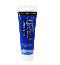 Colore acrilico fine Graduate - 120 ml - blu primario - Daler Rowney Colore acrilico fine Graduate - 120 ml - blu primario - Daler Rowney
