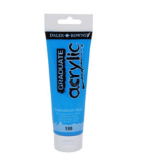 Colore acrilico fine Graduate - 120 ml - ceruleo imitazione - Daler Rowney Colore acrilico fine Graduate - 120 ml - ceruleo imitazione - Daler Rowney