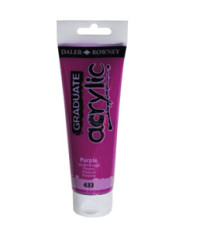 Colore acrilico fine Graduate - 120 ml - porpora - Daler Rowney Colore acrilico fine Graduate - 120 ml - porpora - Daler Rowney