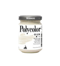 Colore vinilico Polycolor - 140 ml - bianco titanio - Maimeri Colore vinilico Polycolor - 140 ml - bianco titanio - Maimeri