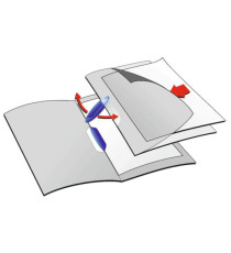 Cartelline con clip Swingclip - PPL - 22x31 cm - clip colorata - trasparente - Durable - conf. 5 pezzi