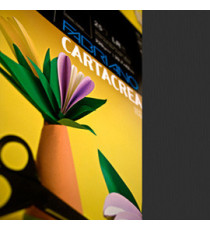 Cartoncino CartaCrea - 35x50cm - 220gr - nero 115 - Fabriano - blister 10 fogli Cartoncino CartaCrea - 35x50cm - 220gr - nero 115 - Fabriano - blister 10 fogli